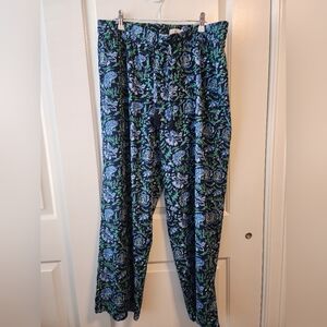 Vineyard Vines Blue and Green Patterned Pants